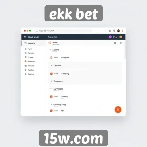 Interface amigável do Ekk bet melhora a experiência do usuário